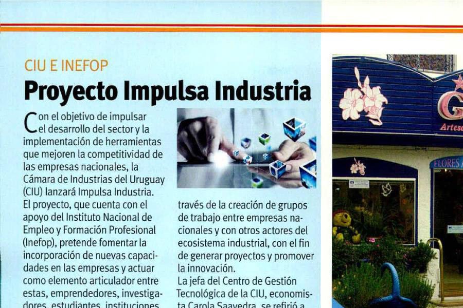 Caras y caretas: Proyecto Impulsa Industria